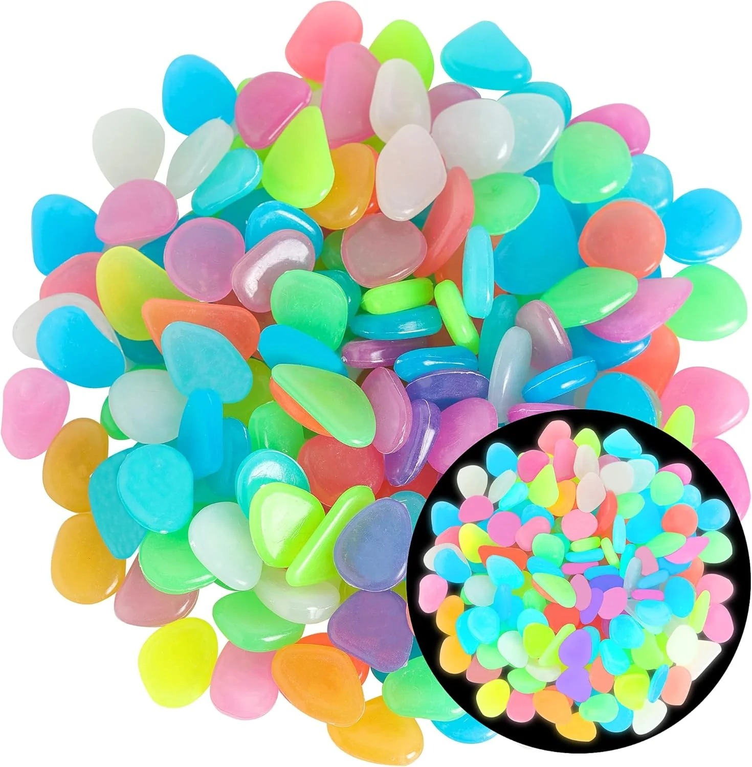 💥LAST DAY SALE 50%OFF💥🌈Colorful Glow-in-the-Dark Garden Stones thumbnail 12