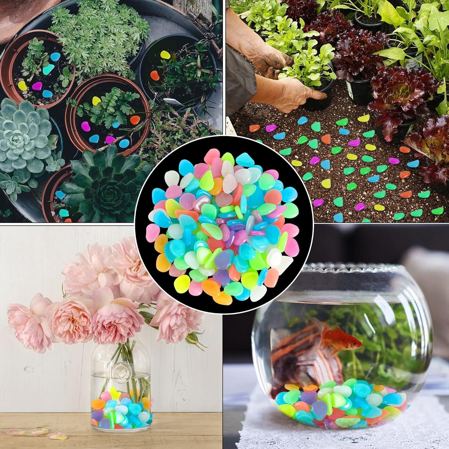 💥LAST DAY SALE 50%OFF💥🌈Colorful Glow-in-the-Dark Garden Stones thumbnail 13