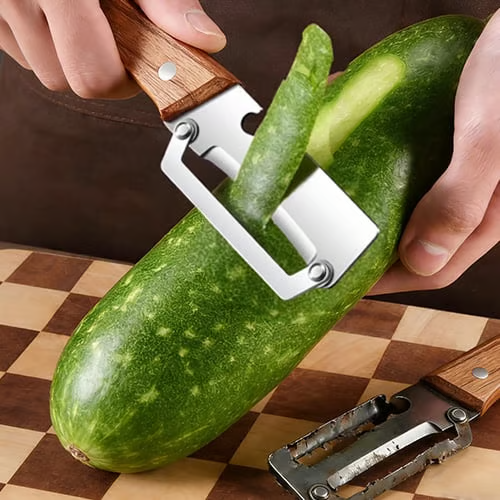 🥳2026 HOT SALE💞50K+ SOLD! Kitchen Multi-Function Stainless Steel Thickened Fruit Peeler Knife thumbnail 7