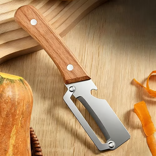 🥳2026 HOT SALE💞50K+ SOLD! Kitchen Multi-Function Stainless Steel Thickened Fruit Peeler Knife thumbnail 3