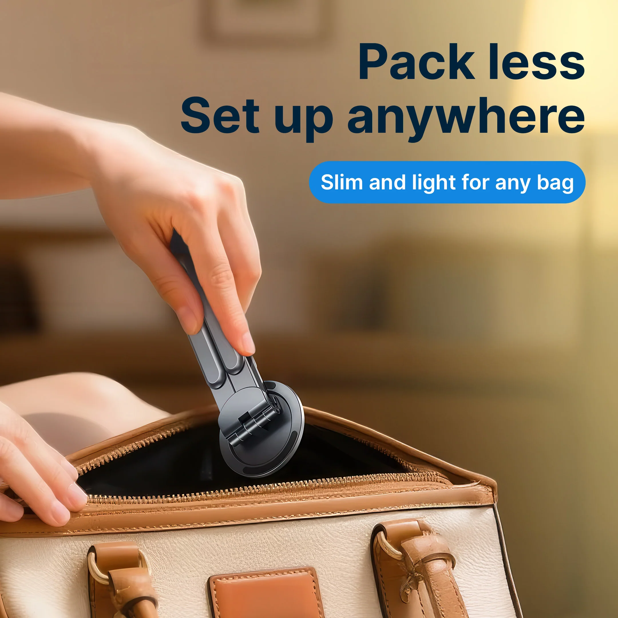 🥳2026 HOT SALE💞50K+ SOLD! 4-in-1 Magnetic Foldable Laptop Stand thumbnail 5