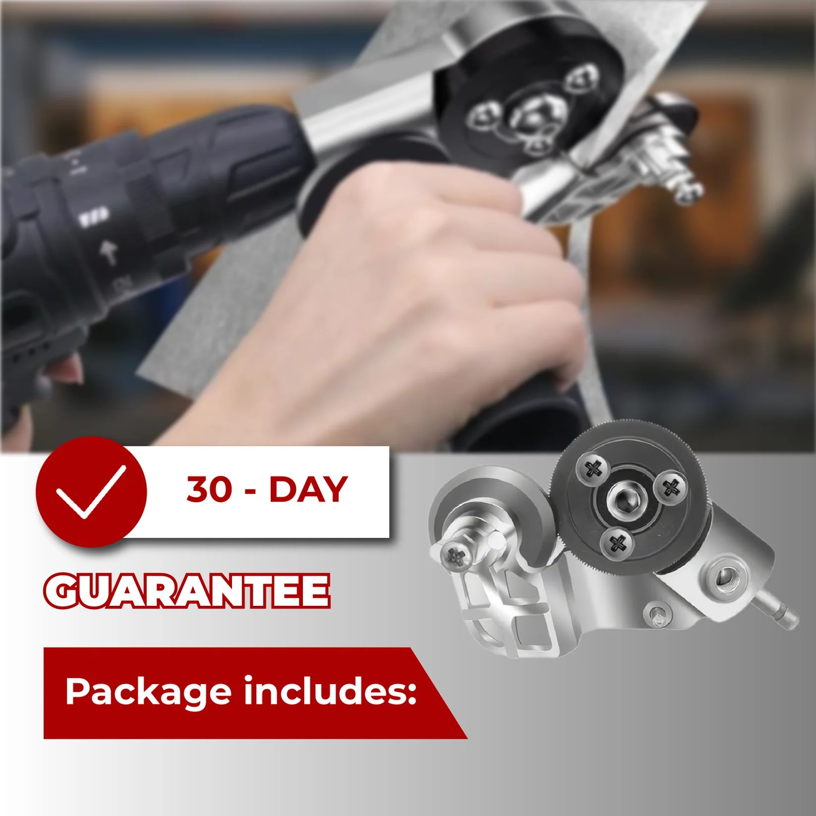 🥳2026 HOT SALE💞50K+ SOLD! 🎉Titanium Drill Nibbler – Sheet Metal Cutting Tool thumbnail 12