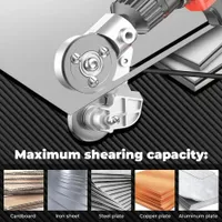 🥳2026 HOT SALE💞50K+ SOLD! 🎉Titanium Drill Nibbler – Sheet Metal Cutting Tool thumbnail 7
