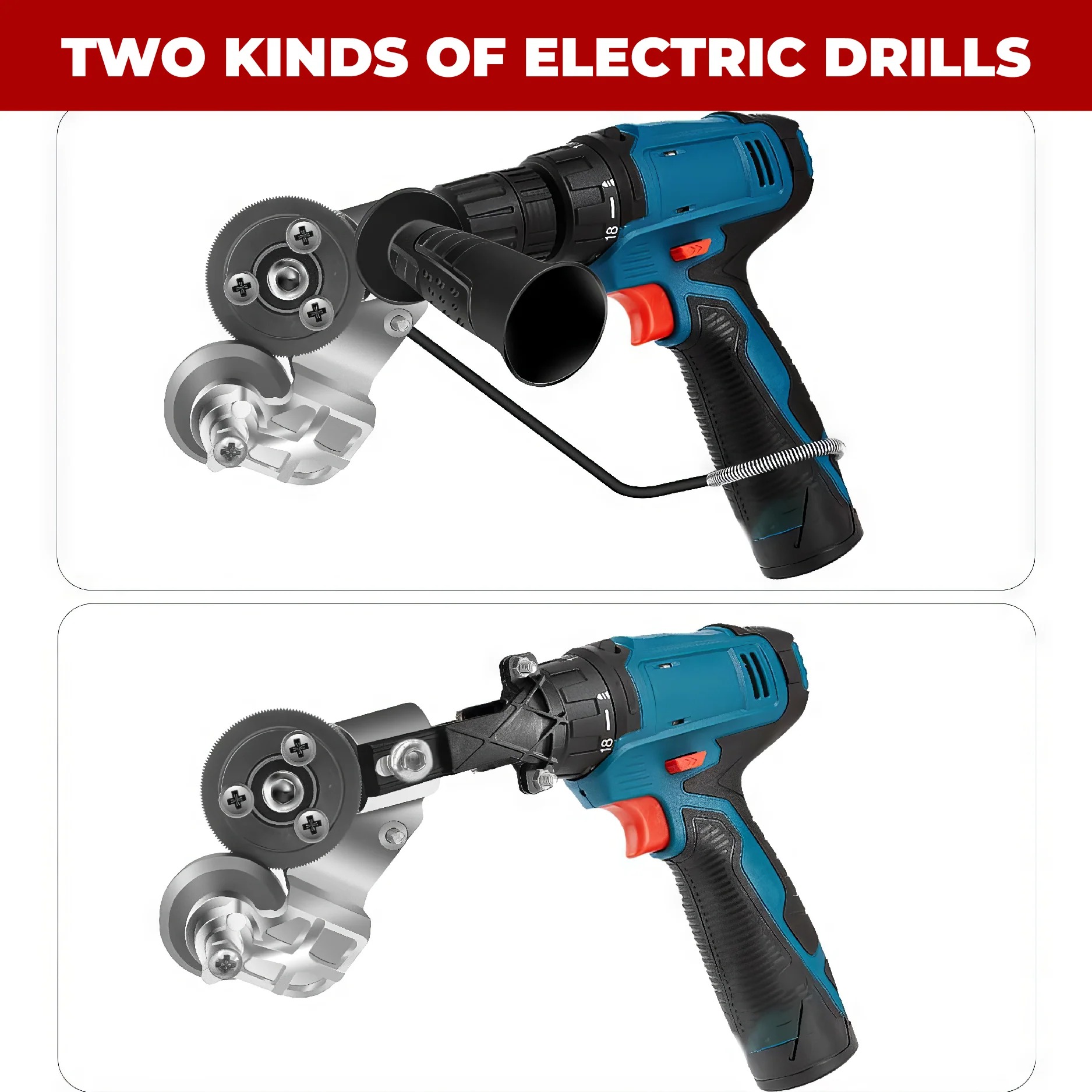 🥳2026 HOT SALE💞50K+ SOLD! 🎉Titanium Drill Nibbler – Sheet Metal Cutting Tool thumbnail 6