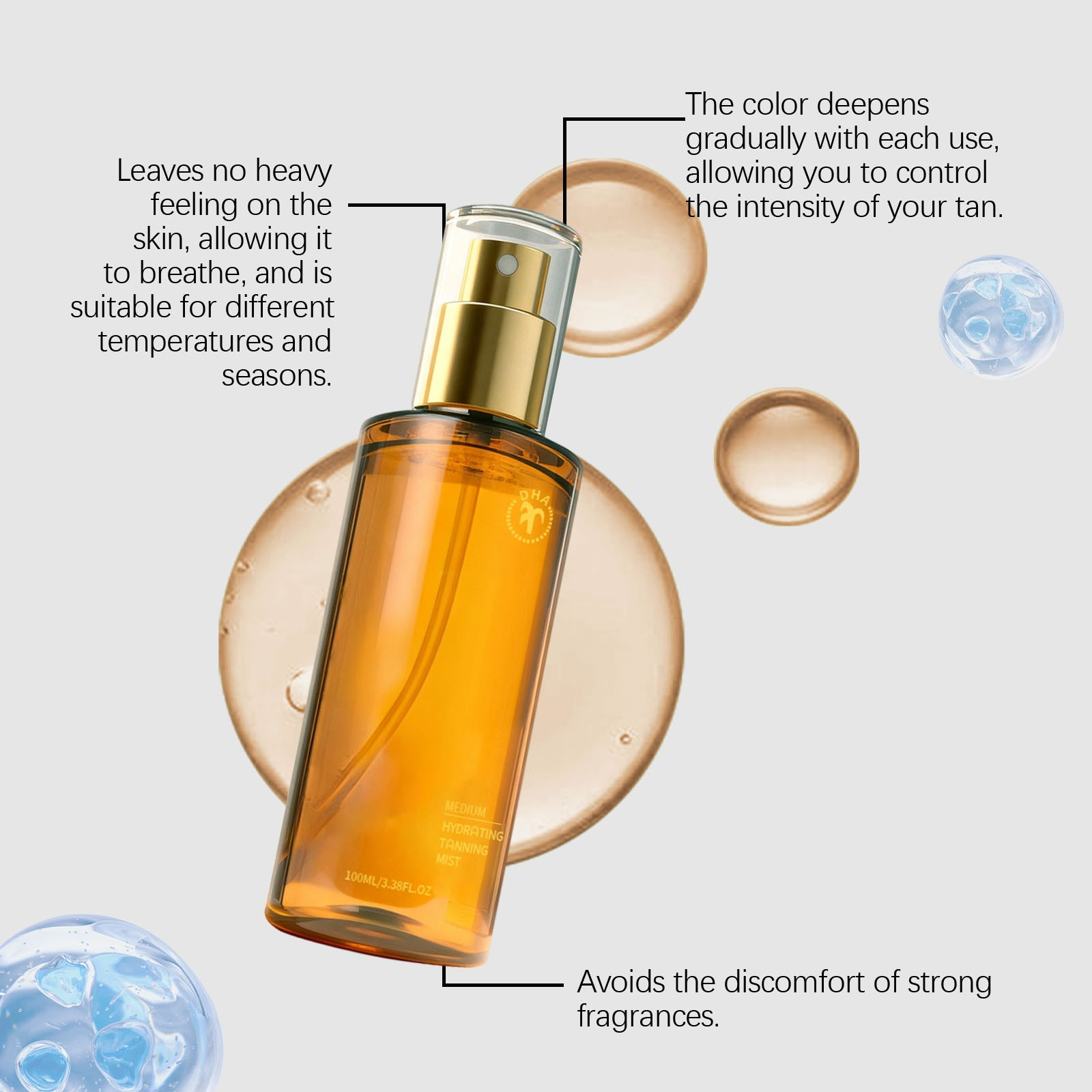 🥳2026 HOT SALE💞50K+ SOLD! 👙Self Tanning Mist for Body— No Fake Tan Smell! - Hydrating Mist For A Gradual Tan thumbnail 10
