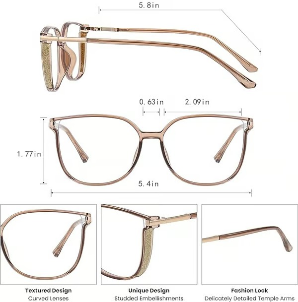 🥳2026 HOT SALE💞50K+ SOLD!✨WOMEN'S PORTABLE FASHION ANTI-BLUE LIGHT READING GLASSES thumbnail 10