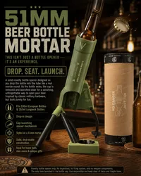 🔥🍺Hot Deal Summer SALE OFF UP TO 60%🍺🔥51mm Beer Bottle Mortar Bottle Opener thumbnail 4