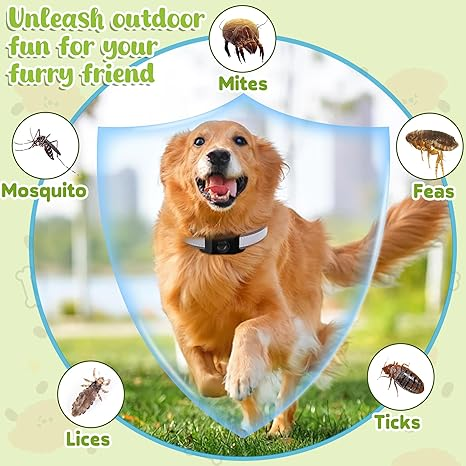 ✨BUY 2 GET 1 FREE✨Pet Repellent Button Silicone Collar to Repel Fleas, Ticks, and Lice 🐾🐾 thumbnail 8