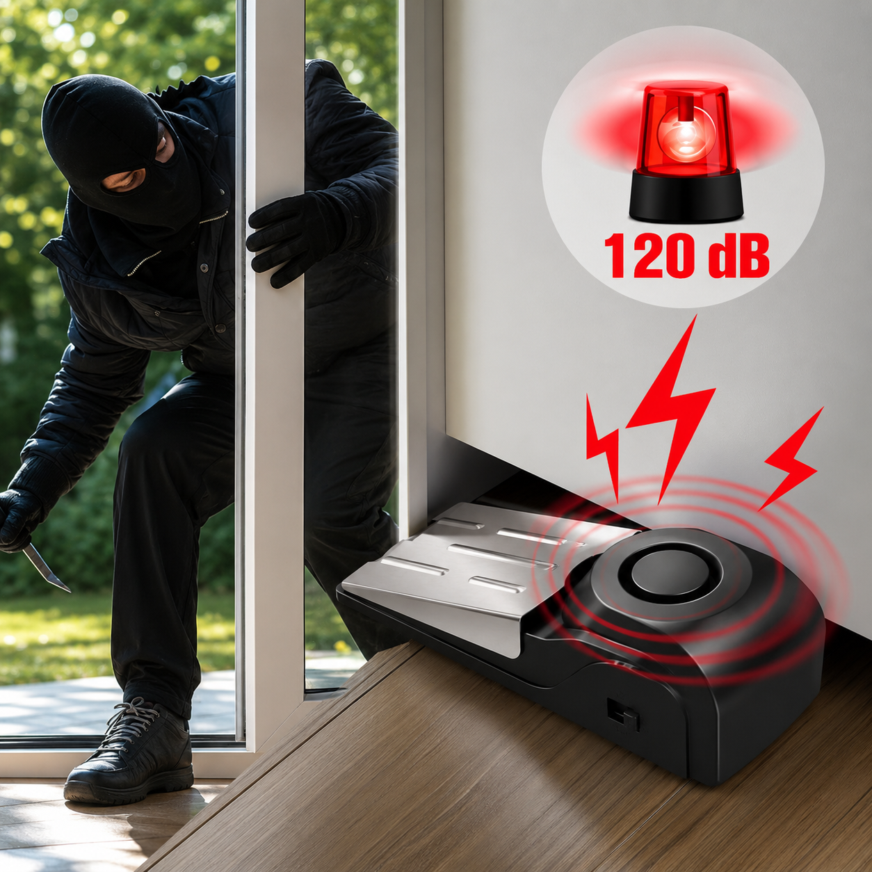 🔥 Summer Sale 50% OFF | Portable Door Stop Alarm 🚪🔊 - Image 1