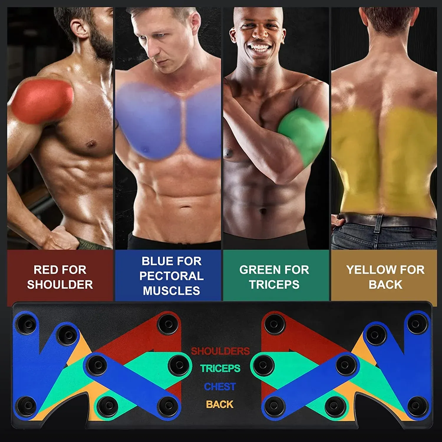 🔥Summer Sale Upto 60% Off Paratech Pushup Board - Sculpt Your Dream Physique & Build Muscle From Home! thumbnail 6