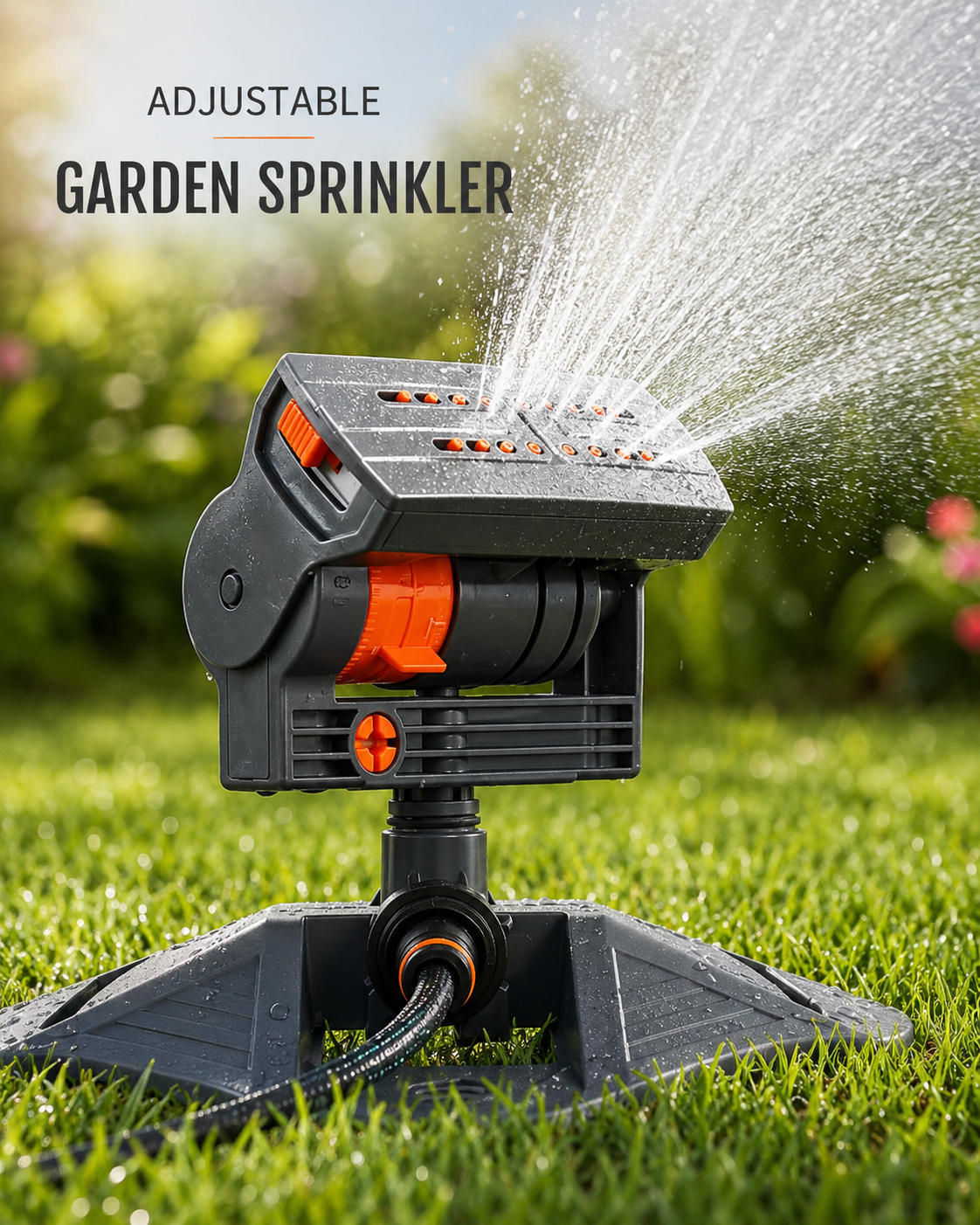🔥🔥Hot Deal Summer SALE OFF UP TO 60%🔥💥Transform Your Garden with the Adjustable Wide- Coverage Sprinkler thumbnail 2