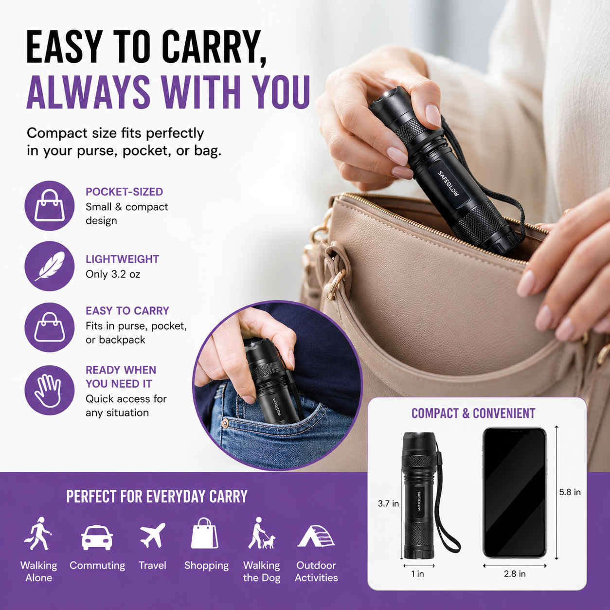 🔥 2026 Survival Sale 50% OFF 🚨 VoltGuard V95 Stun Torch – Light the Way, Strike When Needed thumbnail 4
