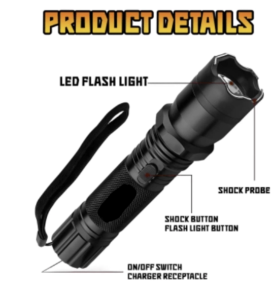 🔥 2026 Survival Sale 50% OFF 🚨 VoltGuard V95 Stun Torch – Light the Way, Strike When Needed thumbnail 6
