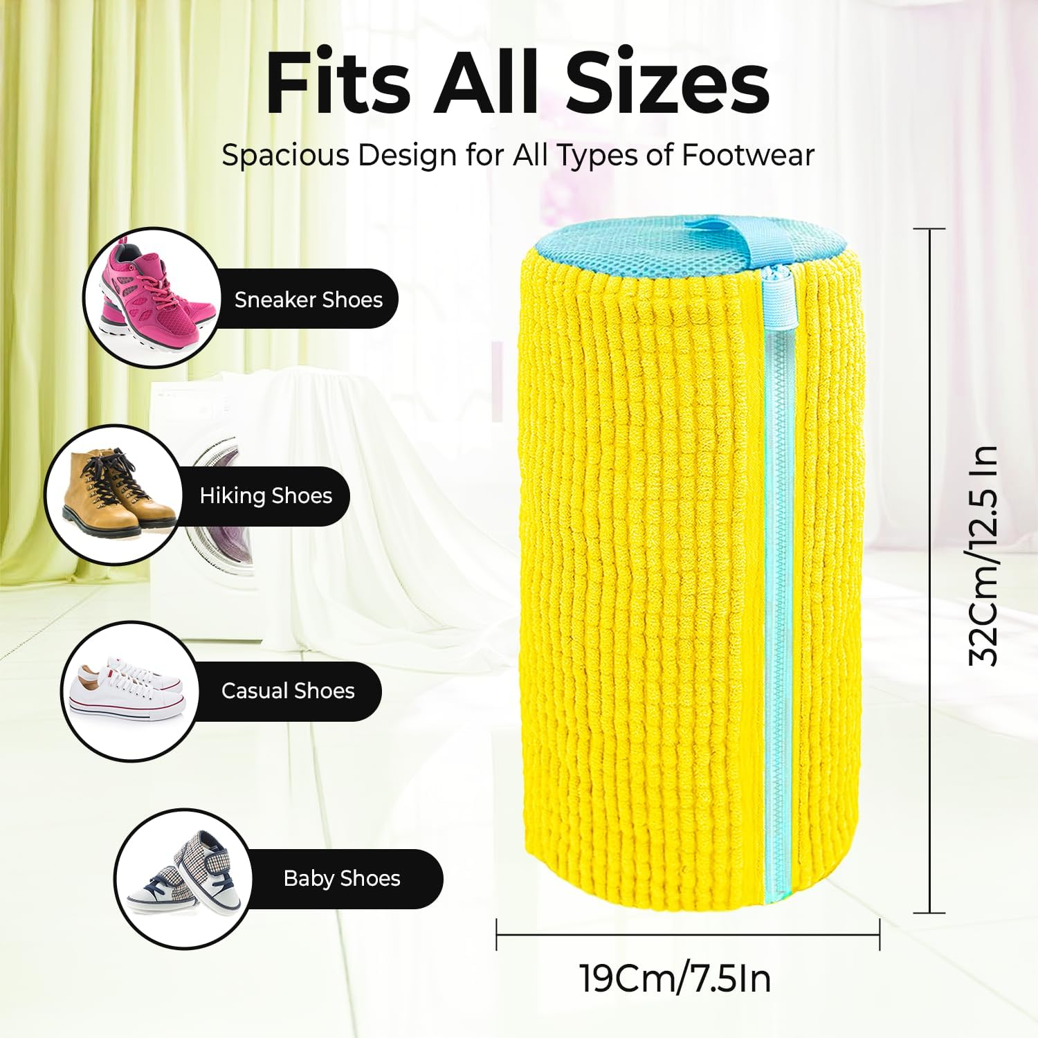 🔥🔥Hot Deal Summer SALE OFF UP TO 50%🔥🔥- Shoe Washing Machine Bag 👟👟 thumbnail 3