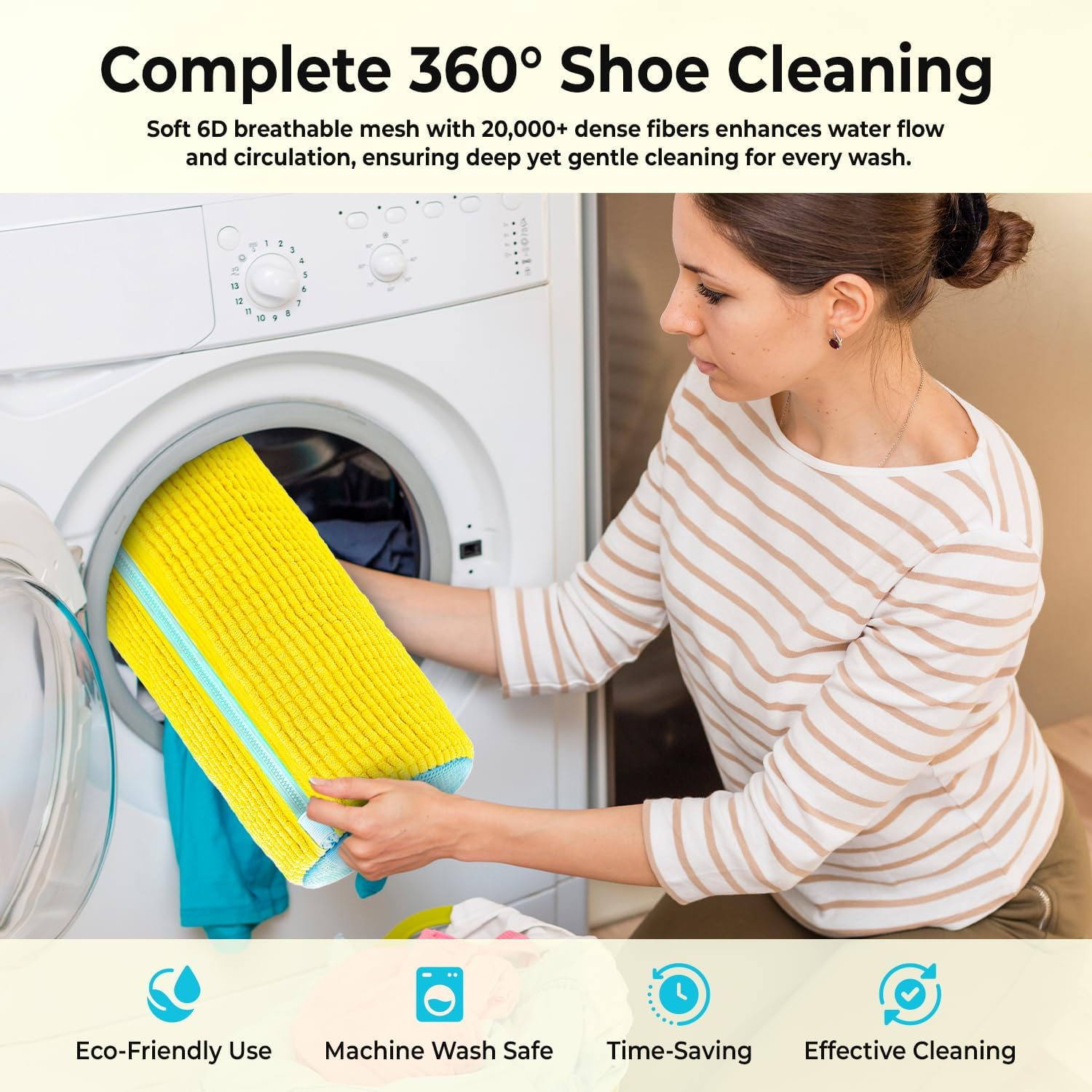 🔥🔥Hot Deal Summer SALE OFF UP TO 50%🔥🔥- Shoe Washing Machine Bag 👟👟 thumbnail 4