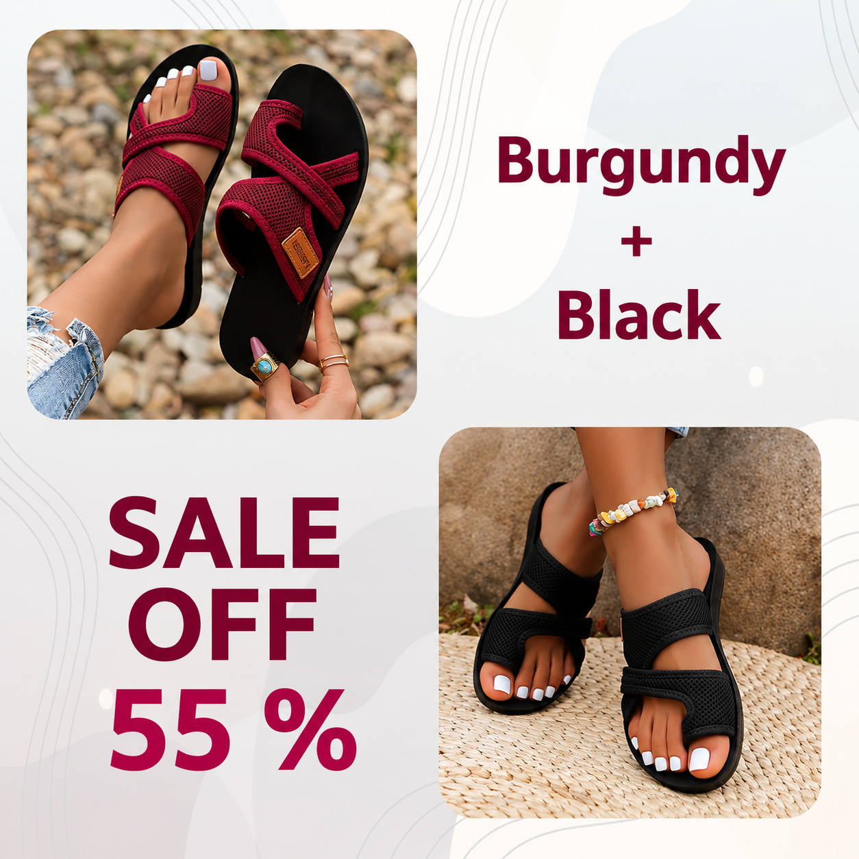 🔥Hot Deal Summer SALE OFF UP TO 50%🔥🎁Orthopedic Arch Support Sandals Diabetic Walking Sandals thumbnail 9