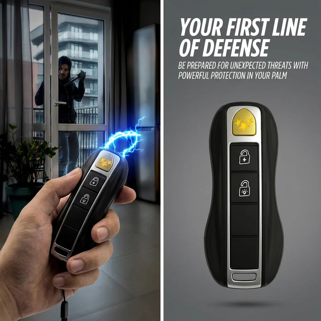 🔦2026 Father's Day Flash Sale 60% OFF⚡Voltax ShockForce 75M Stun Car Keychain thumbnail 5