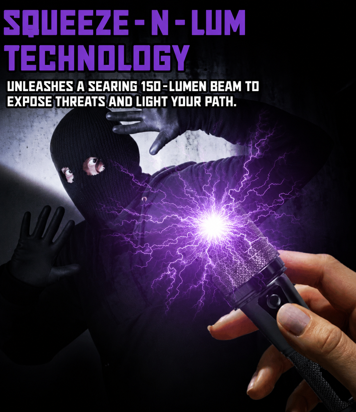 🔥 2026 Survival Sale 50% OFF 🚨 VoltGuard V95 Stun Torch – Light the Way, Strike When Needed thumbnail 2
