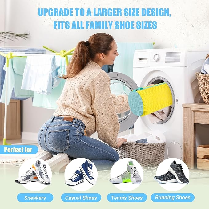 🔥🔥Hot Deal Summer SALE OFF UP TO 50%🔥🔥- Shoe Washing Machine Bag 👟👟 thumbnail 2