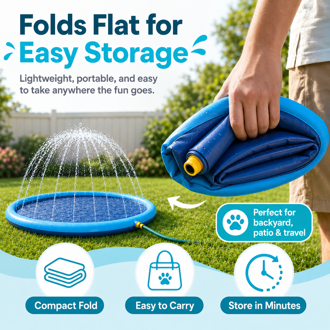 🔥🔥Hot Deal Summer SALE OFF UP TO 55%🔥💥 Sprinkler Pad thumbnail 6
