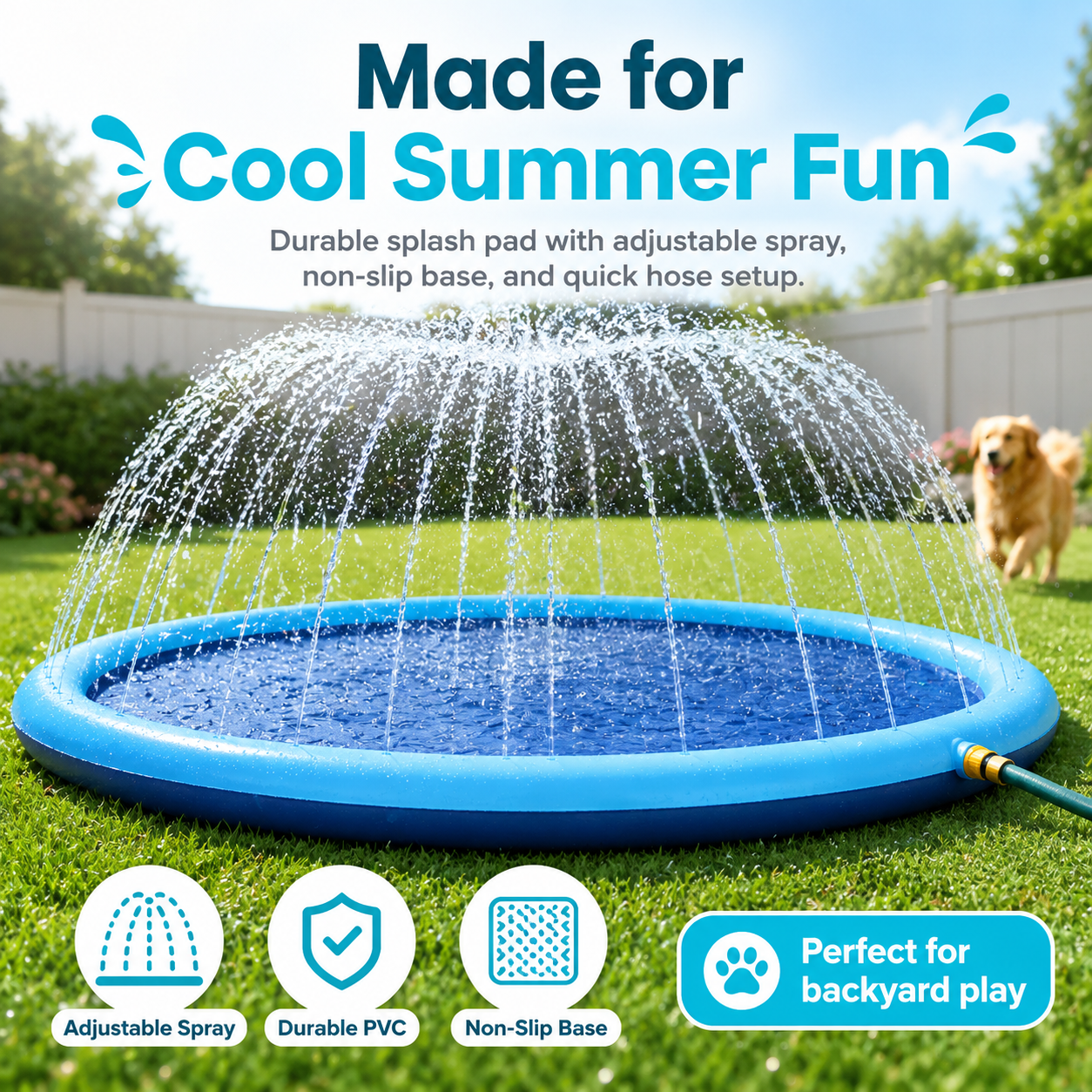 🔥🔥Hot Deal Summer SALE OFF UP TO 55%🔥💥 Sprinkler Pad thumbnail 2