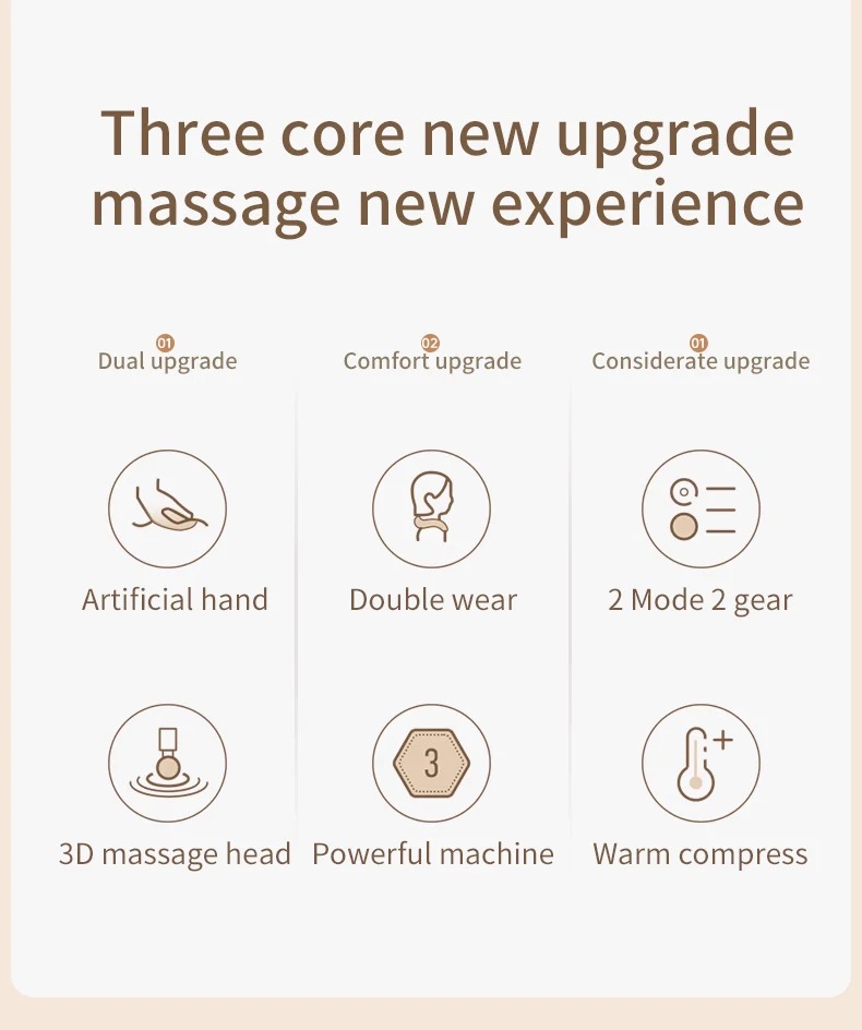 🔥Summer Sale Upto 60% Wireless Neck And Back Massager - Effectively Relieves Neck Pain Shoulder Grouse thumbnail 12