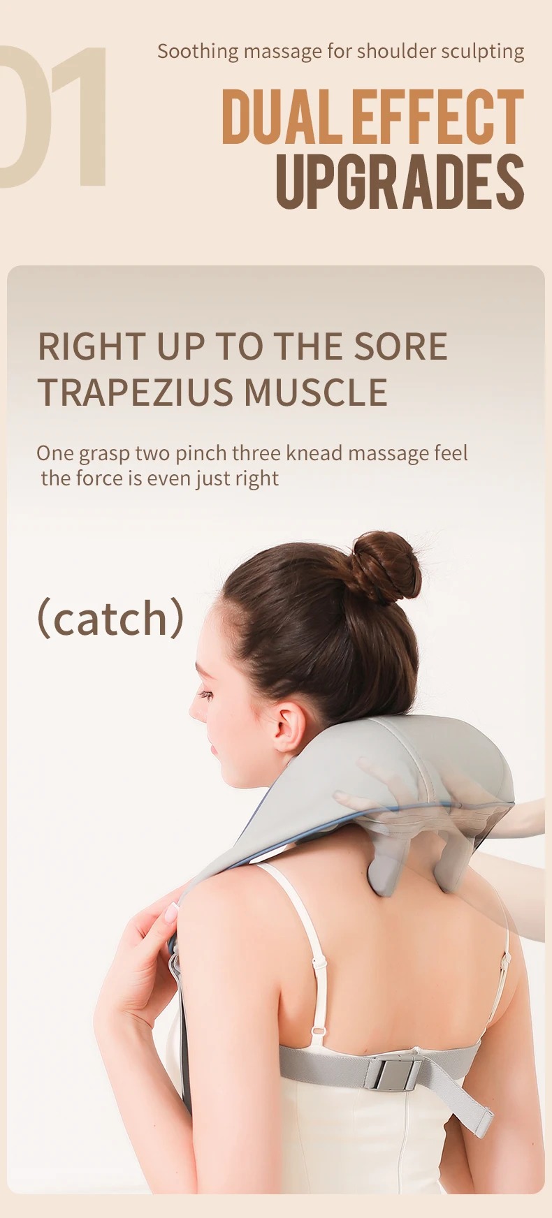 🔥Summer Sale Upto 60% Wireless Neck And Back Massager - Effectively Relieves Neck Pain Shoulder Grouse thumbnail 3