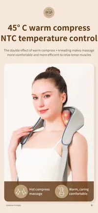 🔥Summer Sale Upto 60% Wireless Neck And Back Massager - Effectively Relieves Neck Pain Shoulder Grouse thumbnail 2