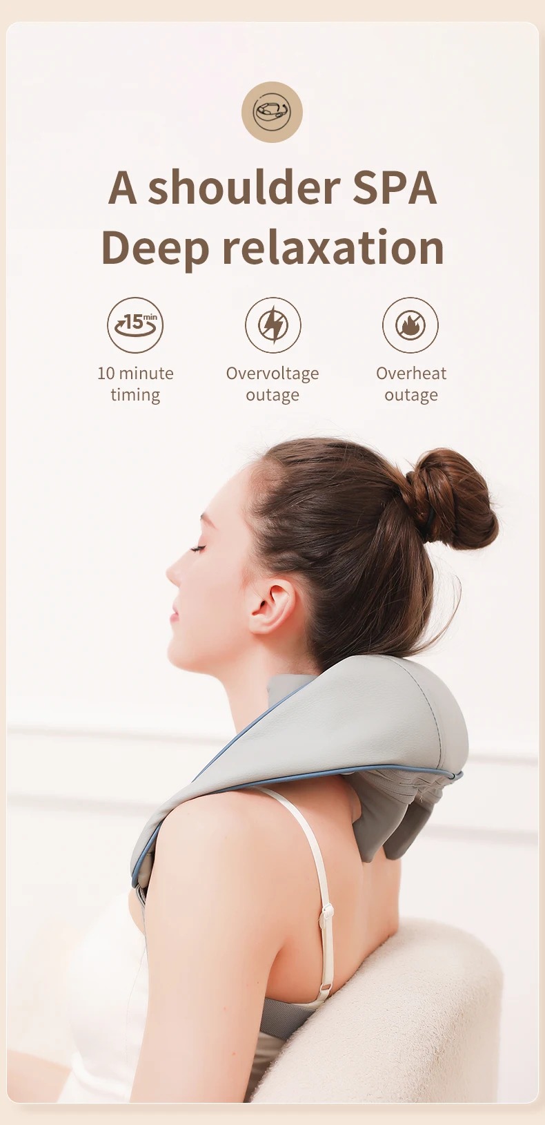 🔥Summer Sale Upto 60% Wireless Neck And Back Massager - Effectively Relieves Neck Pain Shoulder Grouse thumbnail 6