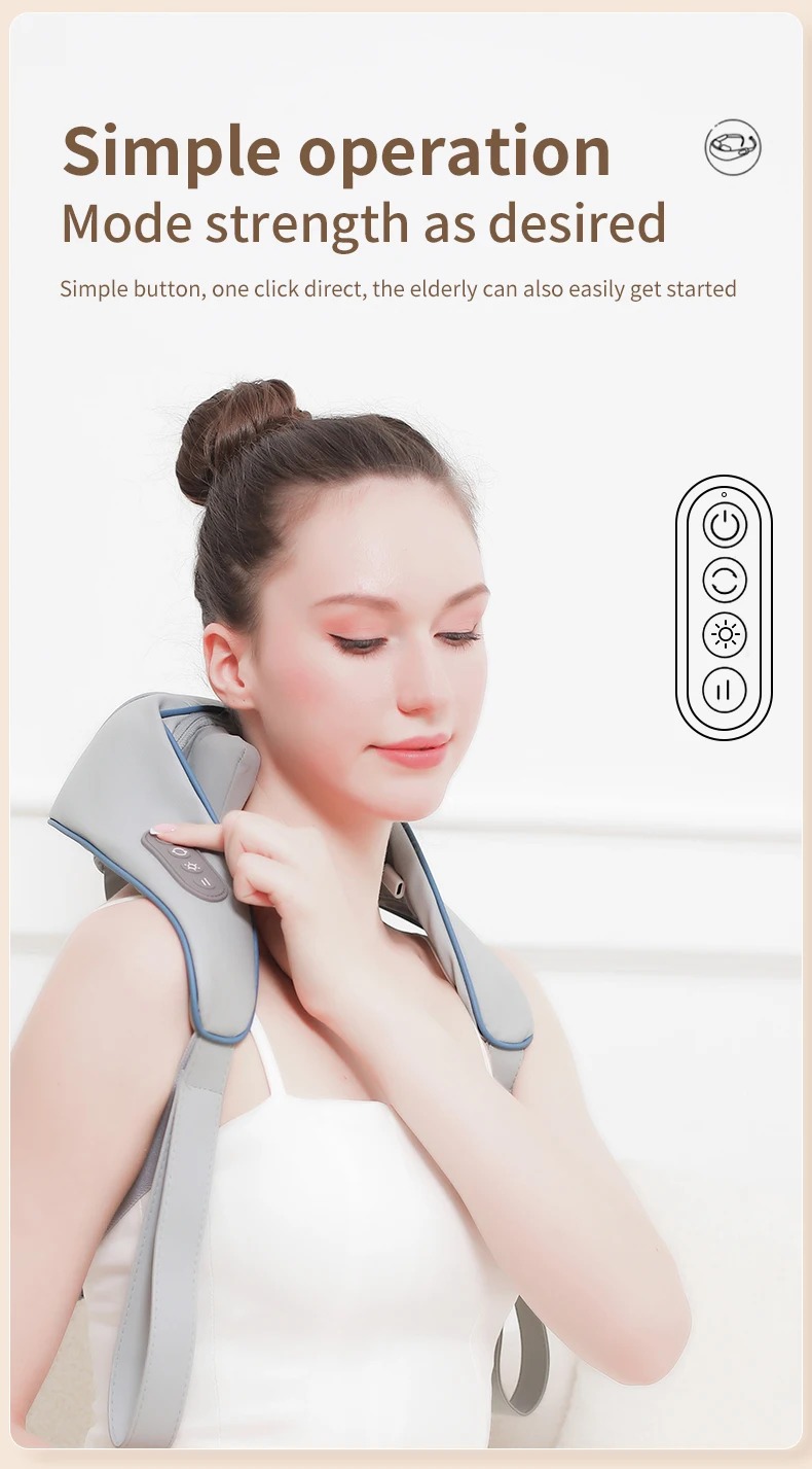 🔥Summer Sale Upto 60% Wireless Neck And Back Massager - Effectively Relieves Neck Pain Shoulder Grouse thumbnail 8
