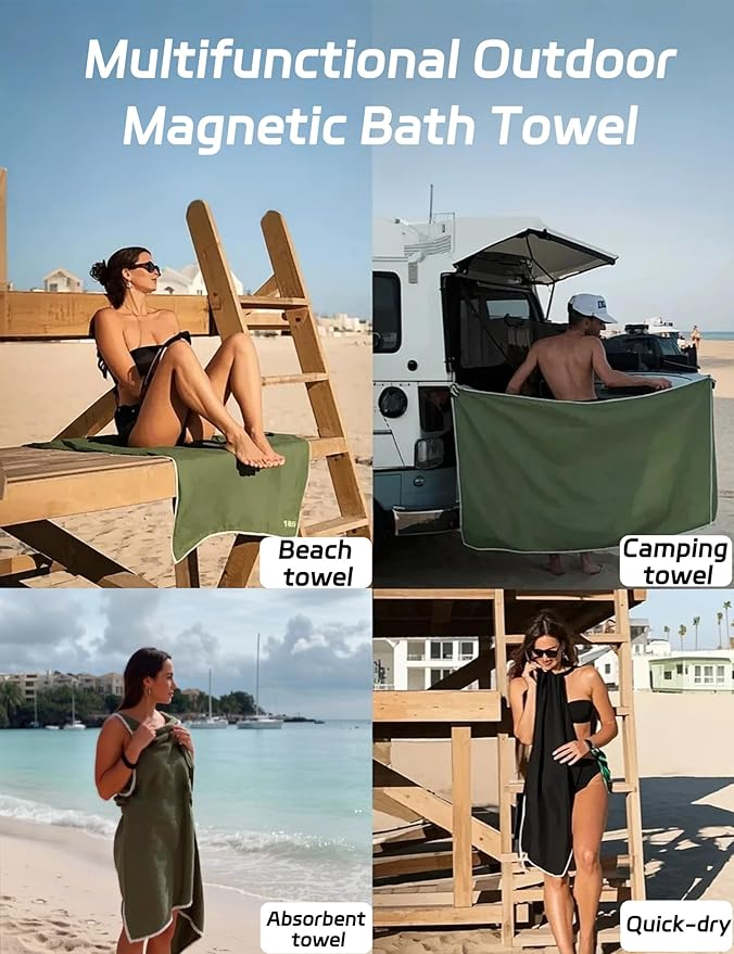 🔥🔥Hot Deal Summer SALE OFF UP TO 50%✨BUY 2 GET 1 FREE✨🔥🔥- Magnet Towel 🏖️ thumbnail 4