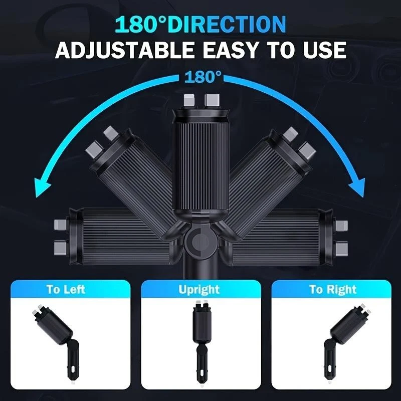 🔥🔥Hot Deal Summer SALE OFF UP TO 50%🔥🔥- Car Charger with Starry Lights ⚡ thumbnail 7