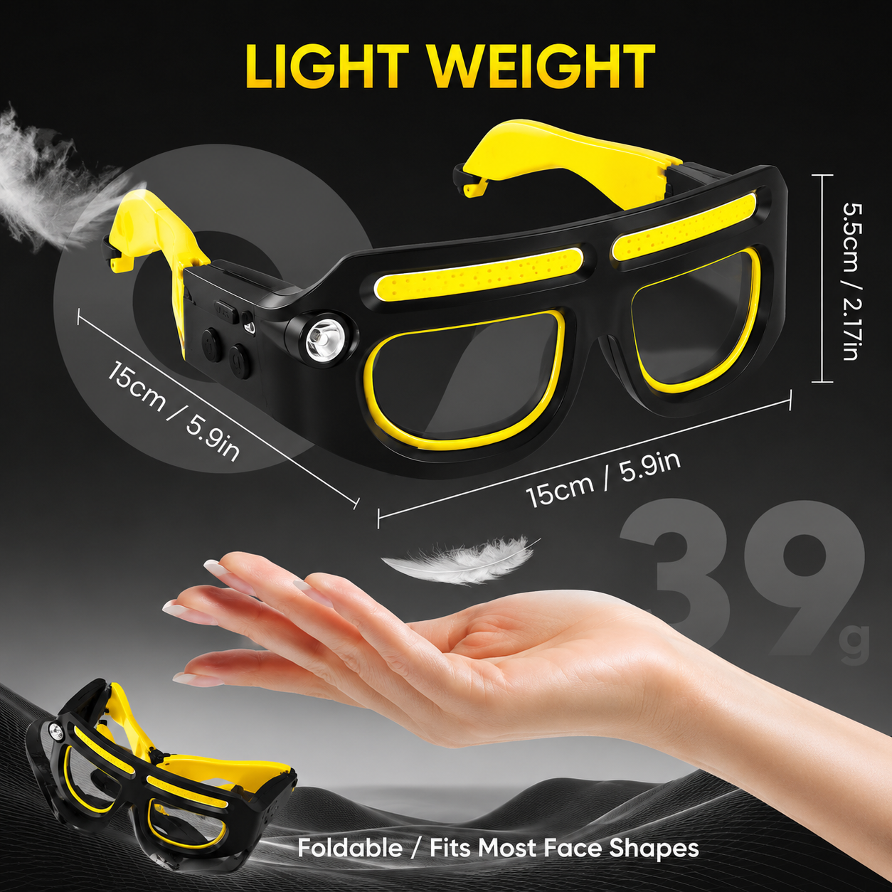 🎁 Father’s Day Gift Sale — 50% OFF Hands-Free LED Safety Glasses thumbnail 11