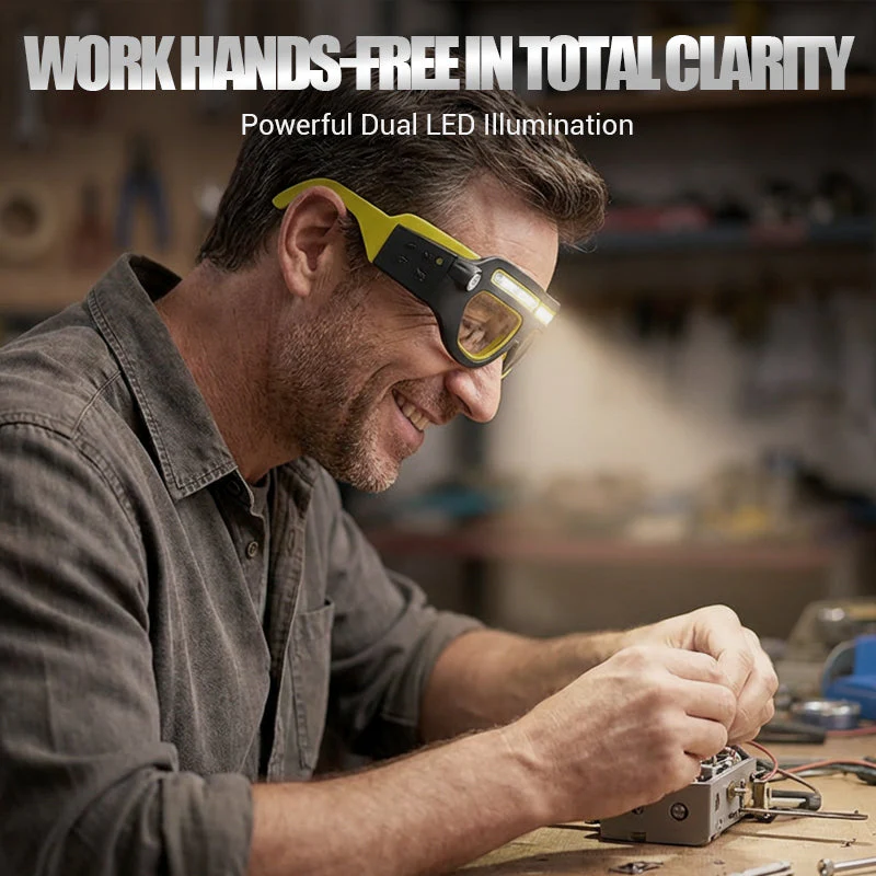 🎁 Father’s Day Gift Sale — 50% OFF Hands-Free LED Safety Glasses thumbnail 3