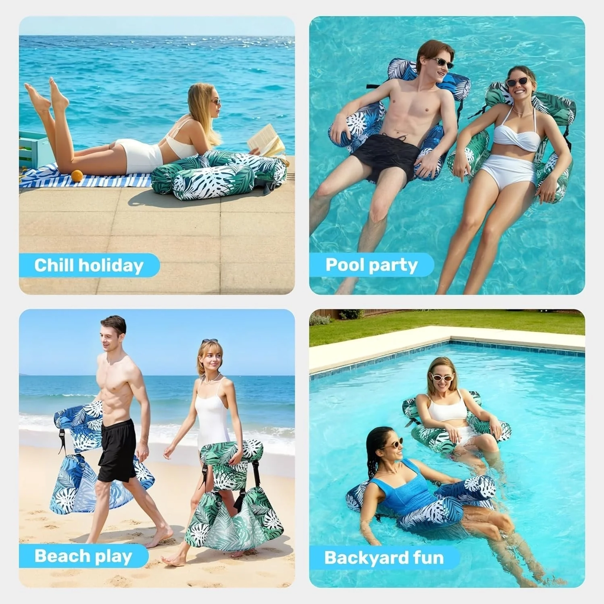 🏊LAST DAY 50% OFF!💺Inflatable Floating Chair – Comfortable, Stable & Perfect thumbnail 8