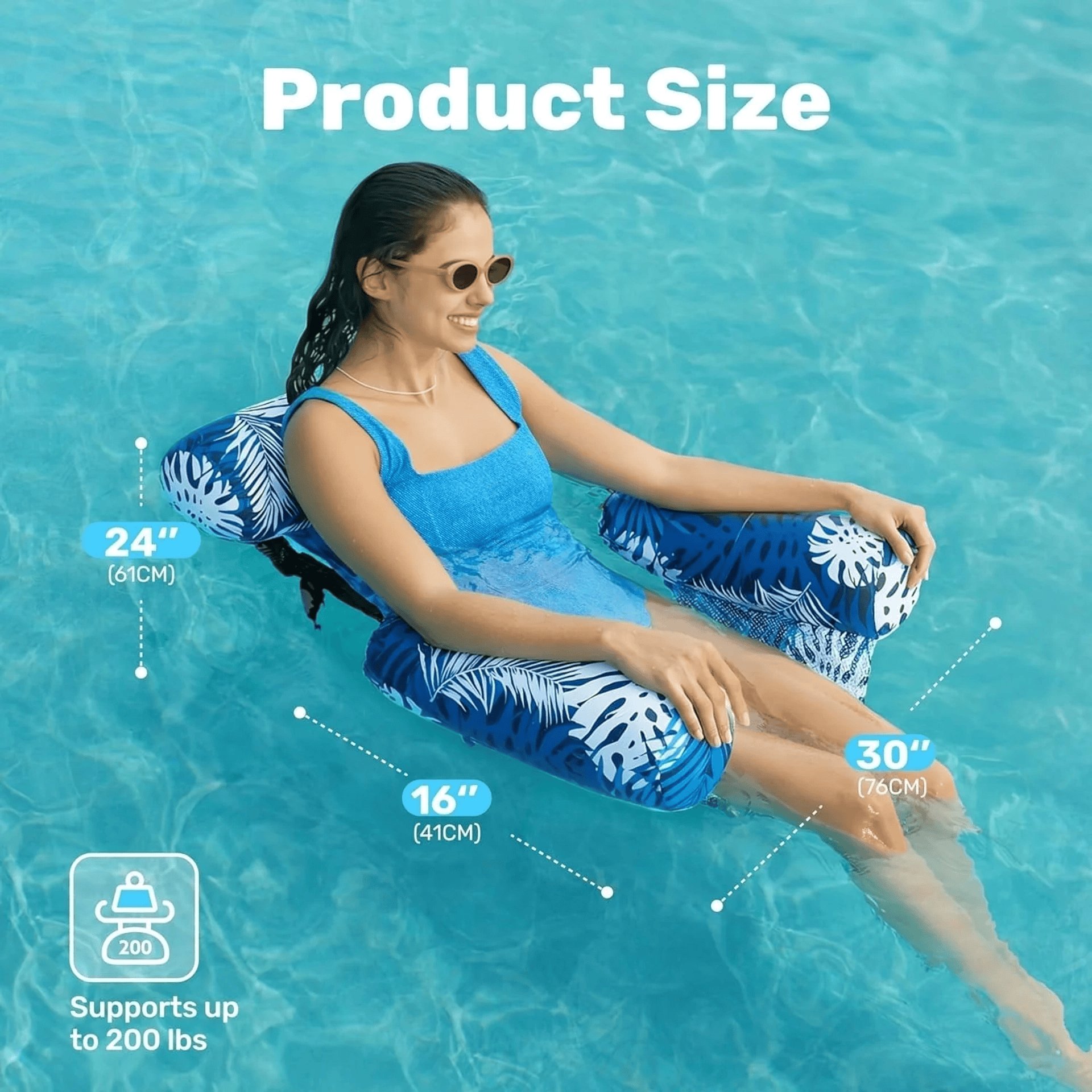 🏊LAST DAY 50% OFF!💺Inflatable Floating Chair – Comfortable, Stable & Perfect thumbnail 5