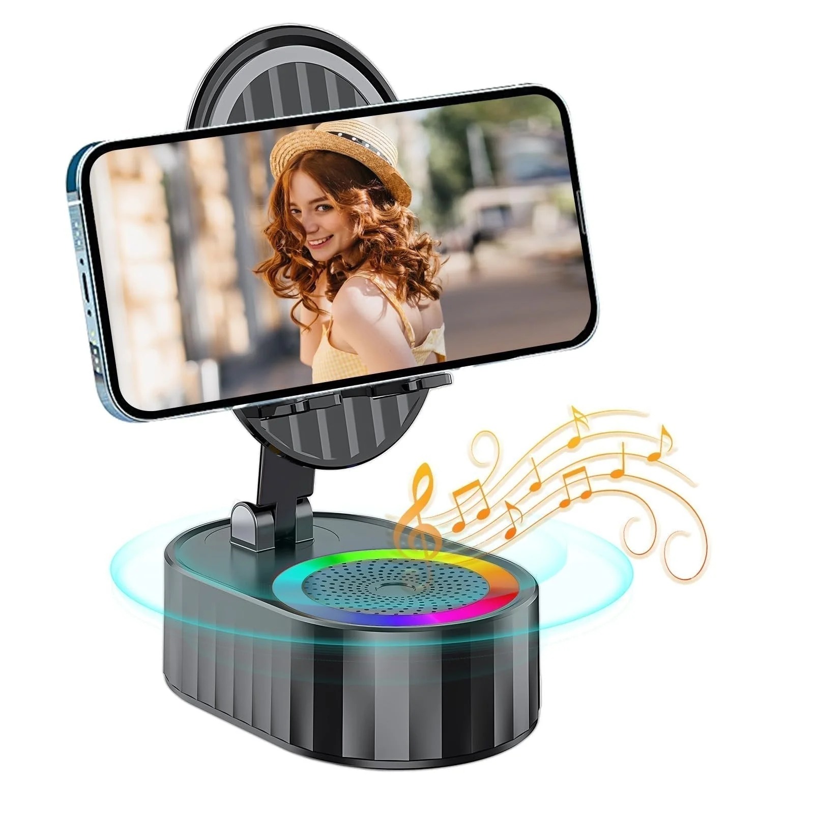🔥 50% OFF TODAY — Smart Cell Phone Stand with Speaker, Power Bank & LED Light 🔊🔋✨ thumbnail 10