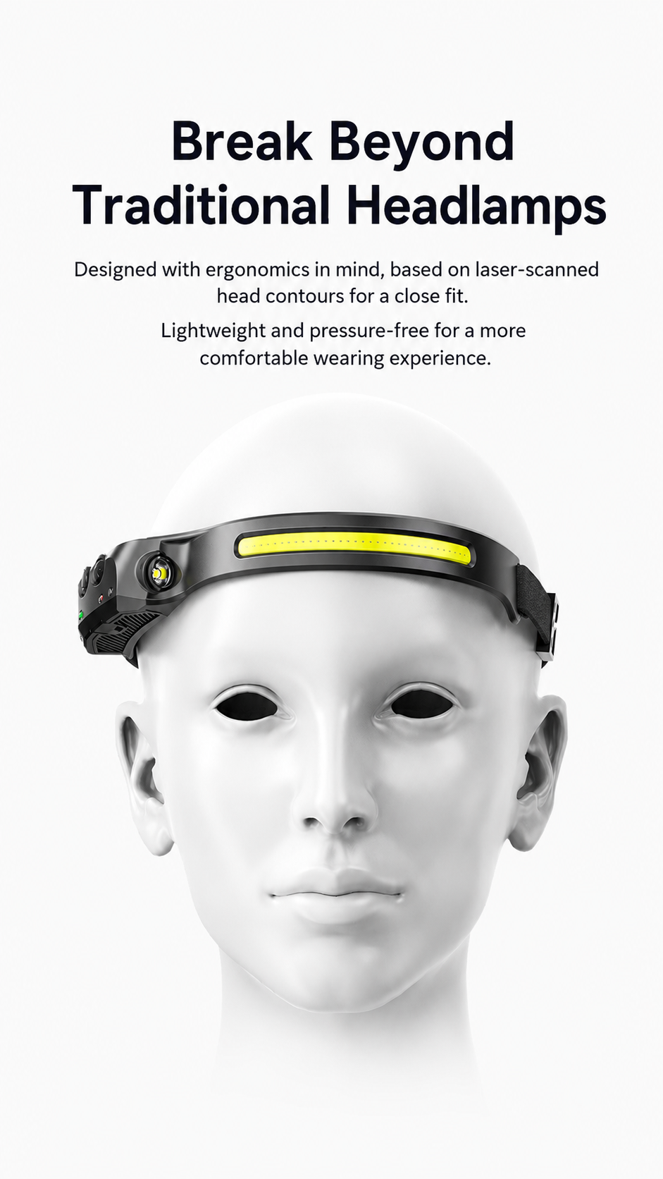 🔥Father’s Day 💞50K+ SOLD! Sale Off Upto 60% Ultra-Light Rechargeable Headlamp with Wave Sensor Control thumbnail 6
