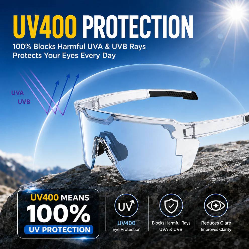 🔥HOT SALE 49% OFF☀️🕶️UV400 Photochromic Polarized Safety Glasses – 🥇Impact Resistant Outdoor Sports & Work Eyewear✨ thumbnail 8