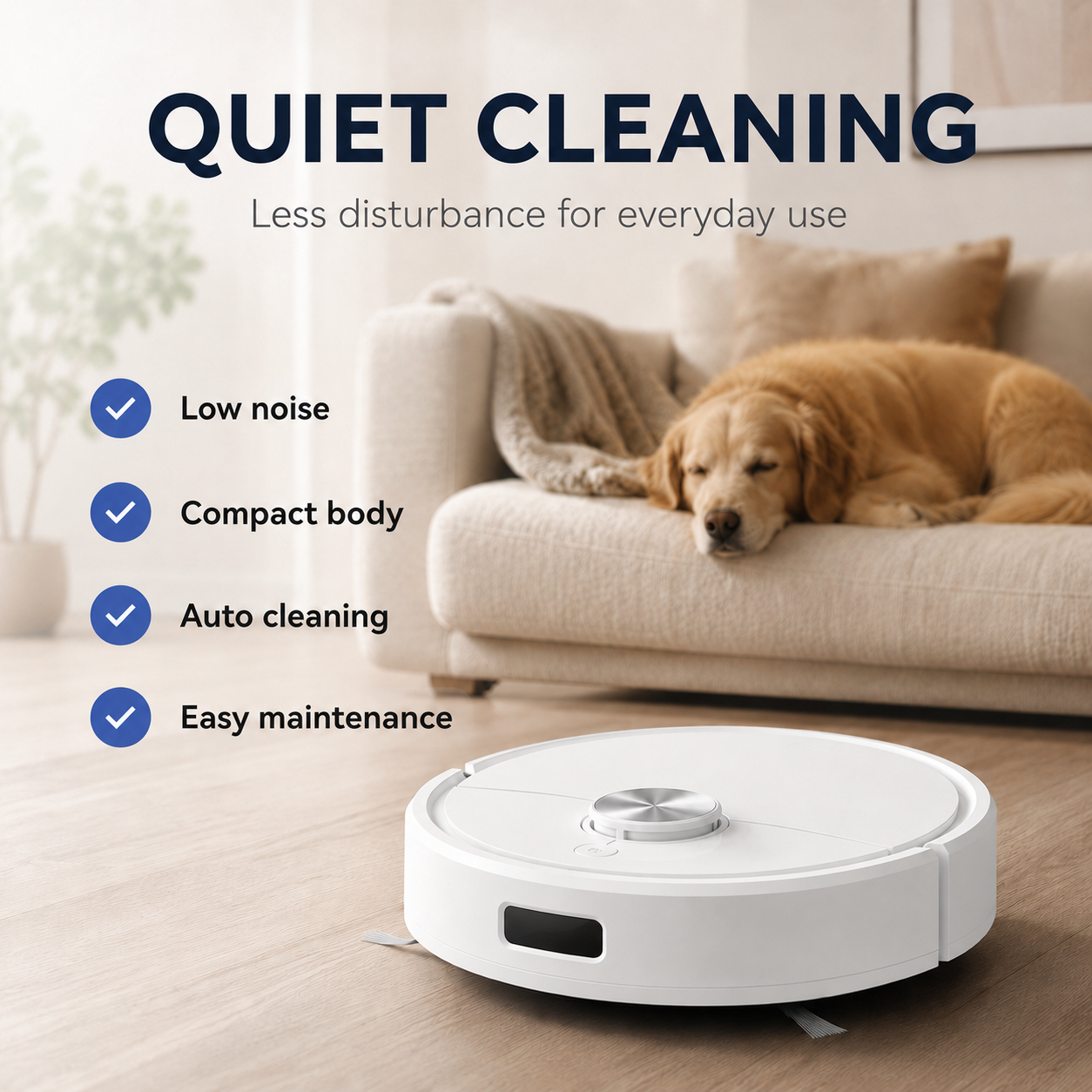 🔥🔥Hot Deal Summer SALE OFF UP TO 60%🔥💥Vacuum Cleaner USB Charging Sweeping Robot thumbnail 7