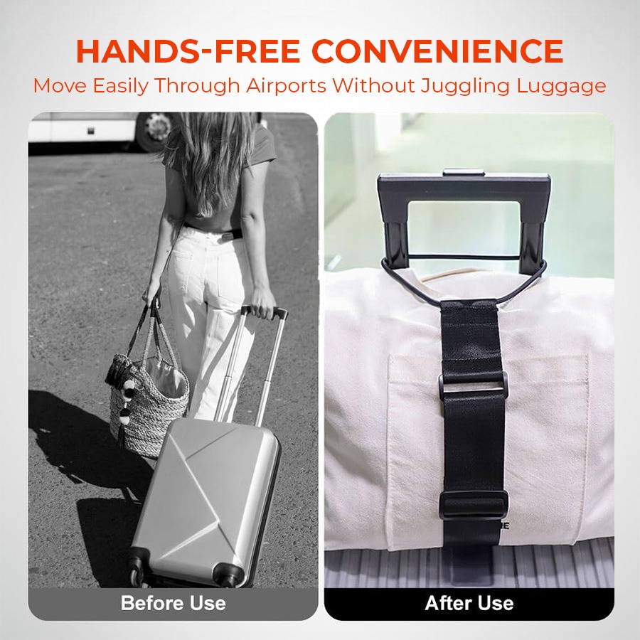 🔥Last Day 50% OFF🔥 Adjustable Luggage Strap Bungee for Suitcase Handle thumbnail 6