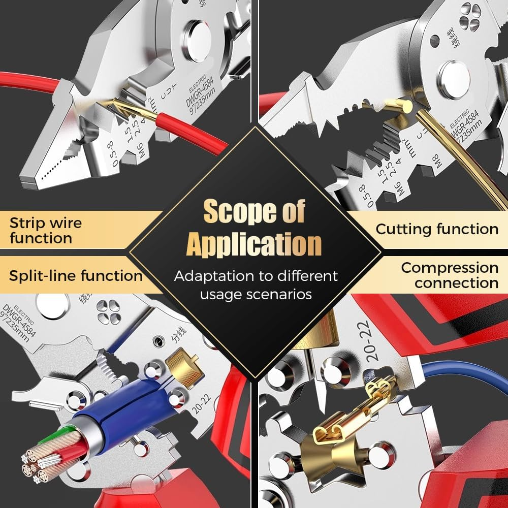 🔥Last Day 50% OFF🔥 16-in-1 Wire Stripper & Twister Pliers with Voltage Tester thumbnail 5