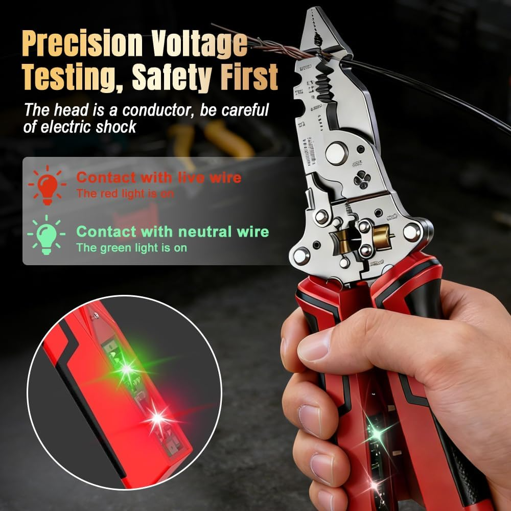 🔥Last Day 50% OFF🔥 16-in-1 Wire Stripper & Twister Pliers with Voltage Tester thumbnail 4