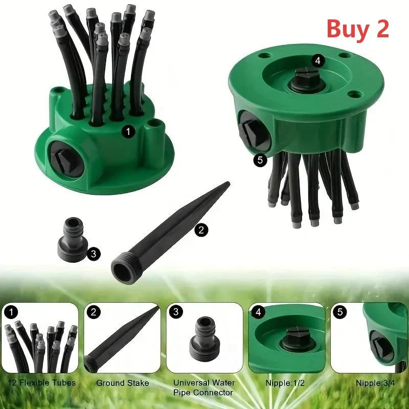 🔥 Summer Sale Upto 60%🔥- 360° Coverage Precision Garden Irrigation Sprinkler thumbnail 9