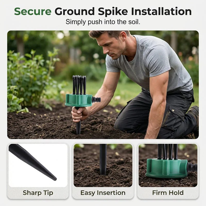 🔥 Summer Sale Upto 60%🔥- 360° Coverage Precision Garden Irrigation Sprinkler thumbnail 4