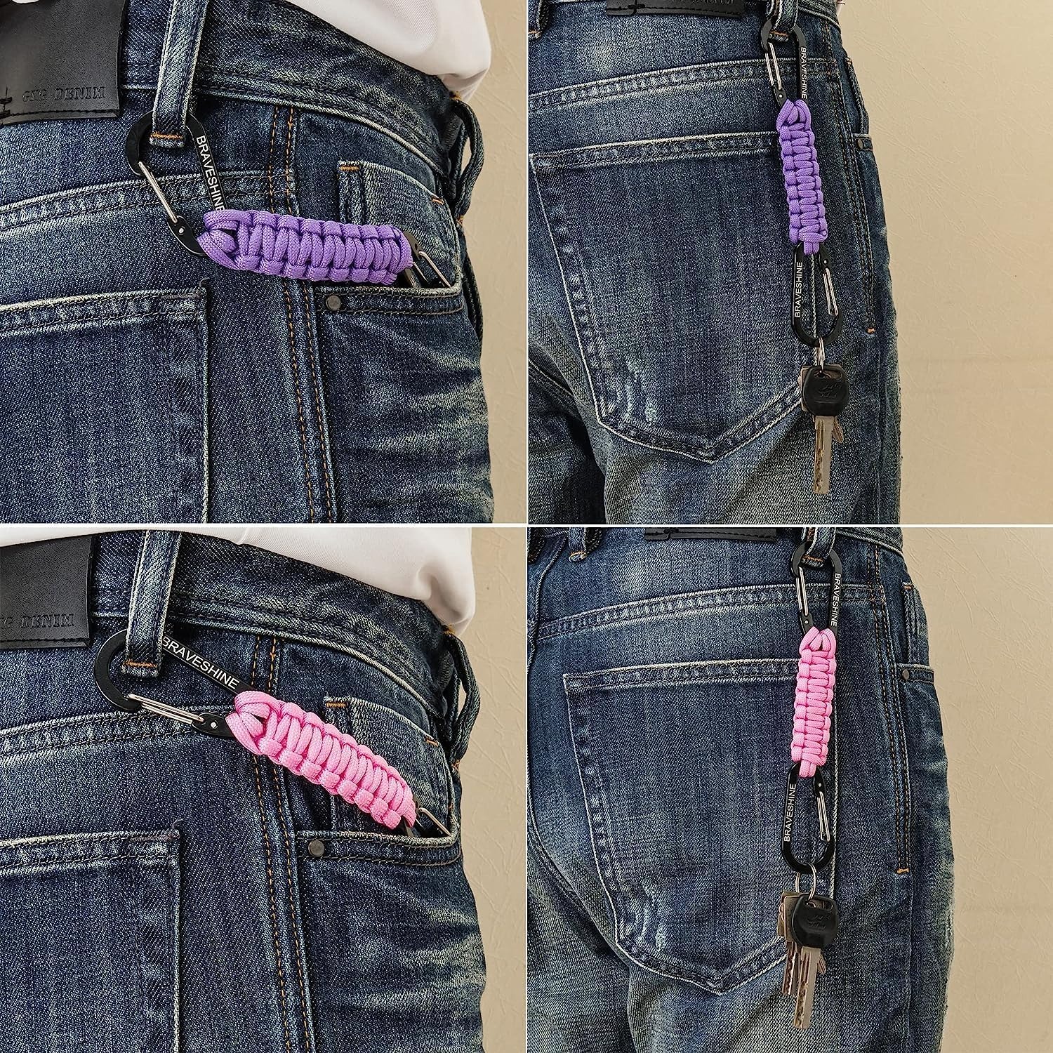 🔥50% OFF TODAY🔥 — Heavy-Duty Paracord Carabiner Clip🔥 thumbnail 5