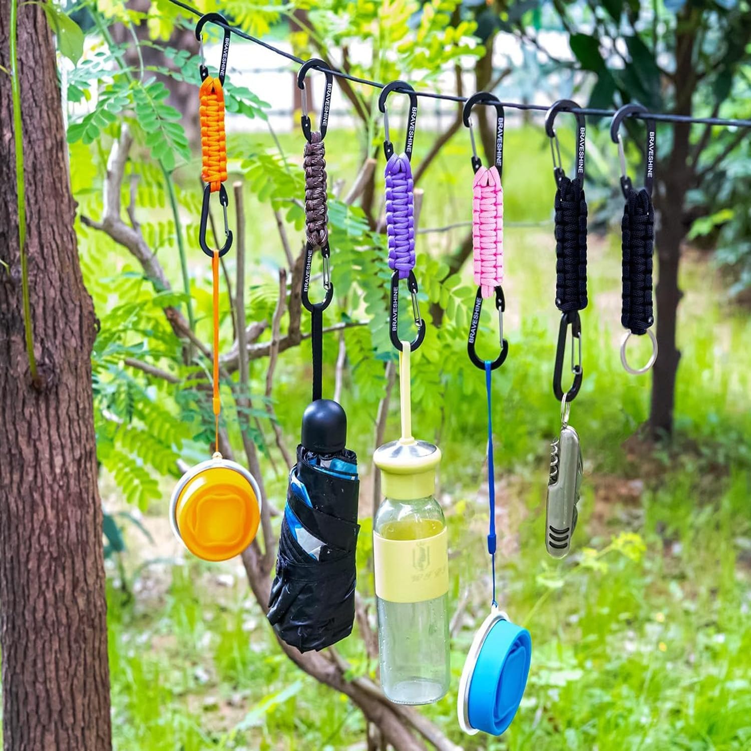 🔥50% OFF TODAY🔥 — Heavy-Duty Paracord Carabiner Clip🔥 thumbnail 2