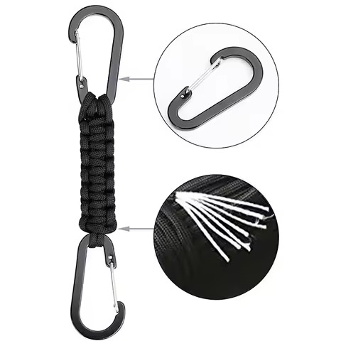 🔥50% OFF TODAY🔥 — Heavy-Duty Paracord Carabiner Clip🔥 thumbnail 9