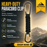 🔥50% OFF TODAY🔥 — Heavy-Duty Paracord Carabiner Clip🔥 thumbnail 1