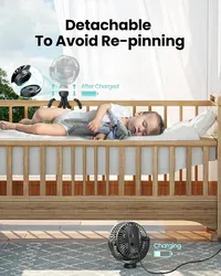 🔥 SUMMER SALE UPTO 50%🔥✨BUY 2 GET 1 FREE✨ - Mini Portable Stroller Fan ⭐ thumbnail 5